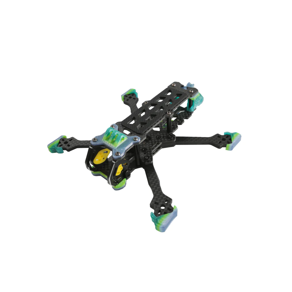 FlyFishRC Volador VX3 144mm / VX3.5 160mm Hjulbas 3 3.5 Tums Freestyle Ramkit Stöd DJI O3 Version för DIY RC Drone FPV R