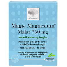 New Nordic Magic Magnesium Malat 750 mg (60 tabl)