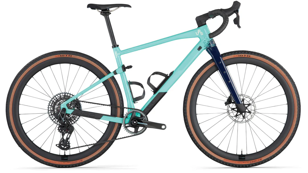 BMC URS 01 THREE 2025 - Sram Force AXS 1x12sp - CRD-400 SL Carbon - 143 / XL / MINTY AQUA / DARK BLUE (XL)