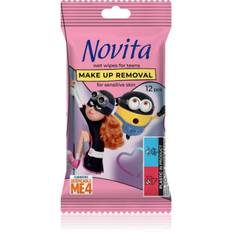 NOVITA Make-up Removal fugtige makeupfjerner-servietter til sensitiv hud 12 stk. - 12 stk.