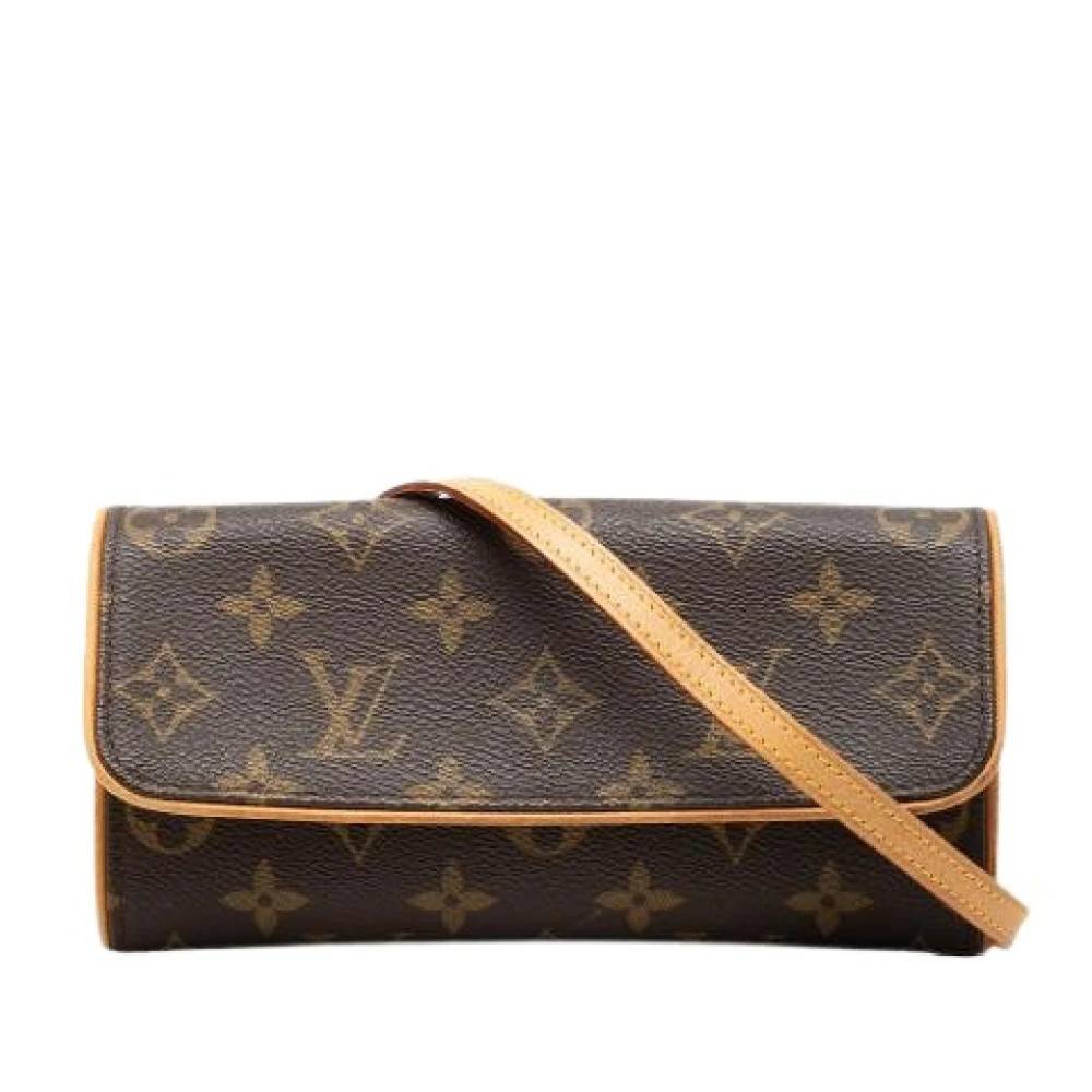Louis Vuitton Vintage Pre-owned Pochette Twin PM - Vintage - Dame - Brun - ONE SIZE - Uld