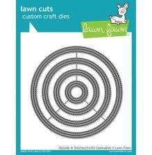 Lawn Fawn Dies - Outside In Stitched Circle Stackables LF1441
