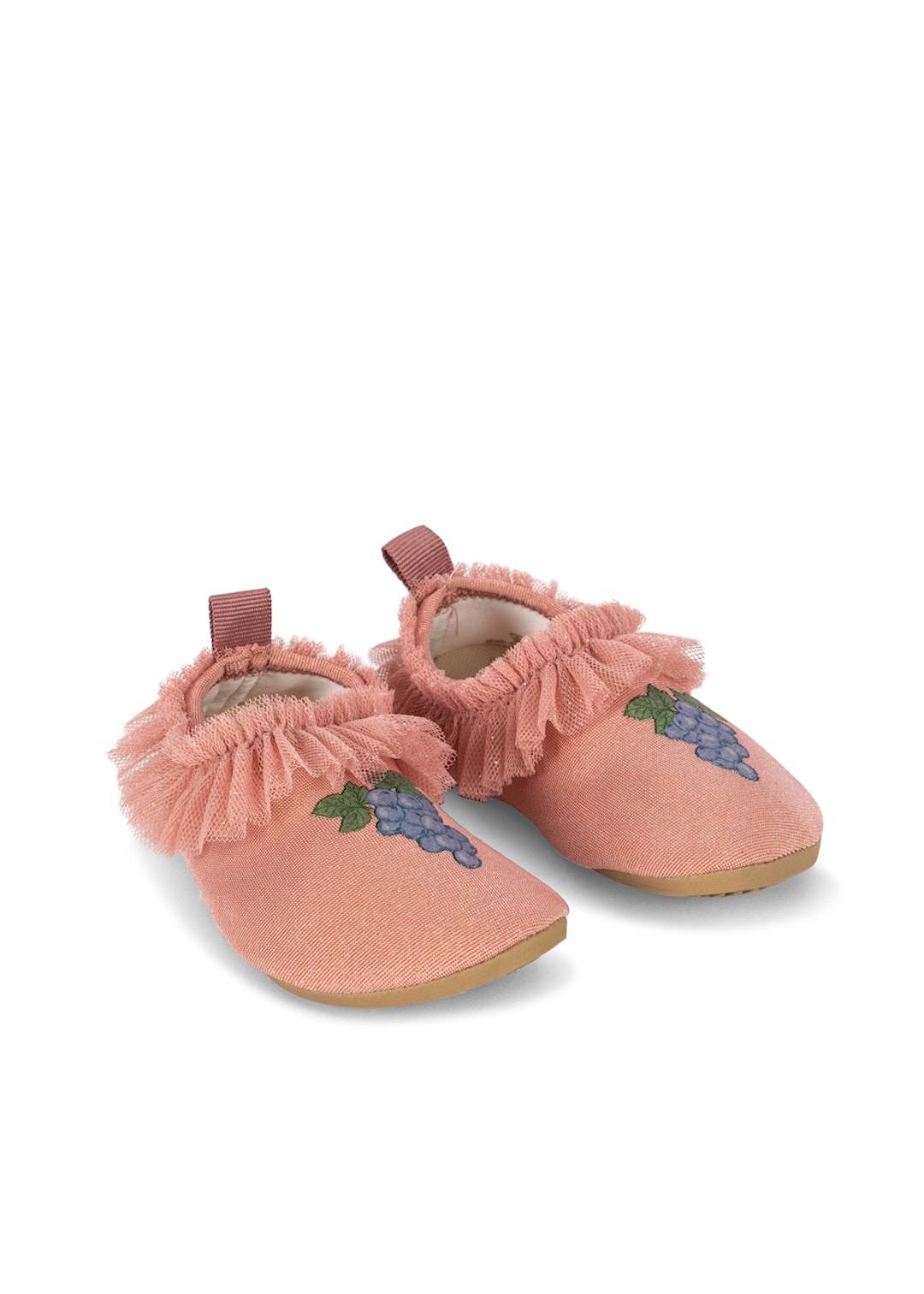 Konges Sløjd Amandine Frill Badskor Powder Pink Powder Pink 24-25 EU Rosa 24-25 EU Flickor