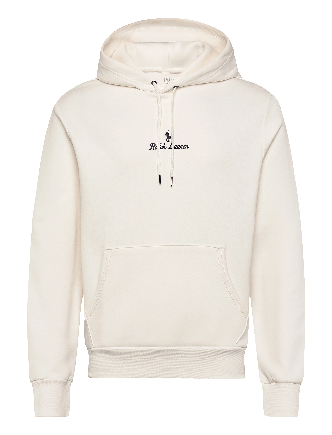 Polo Ralph Lauren Logo Double-Knit Hoodie - Cream - XS