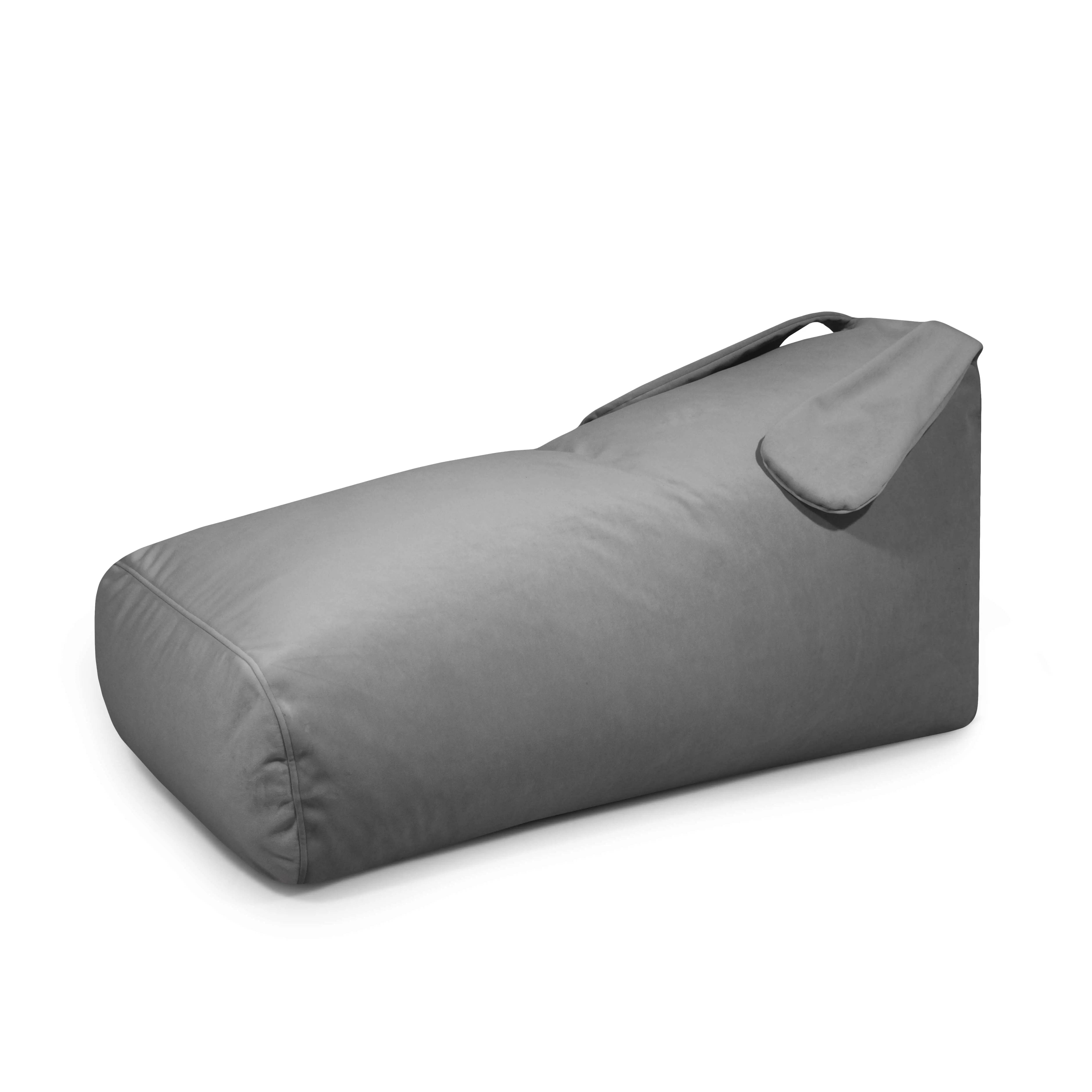 Fåtölj Sittsäck Snug Long 130 Bunny Barcelona Dark Grey