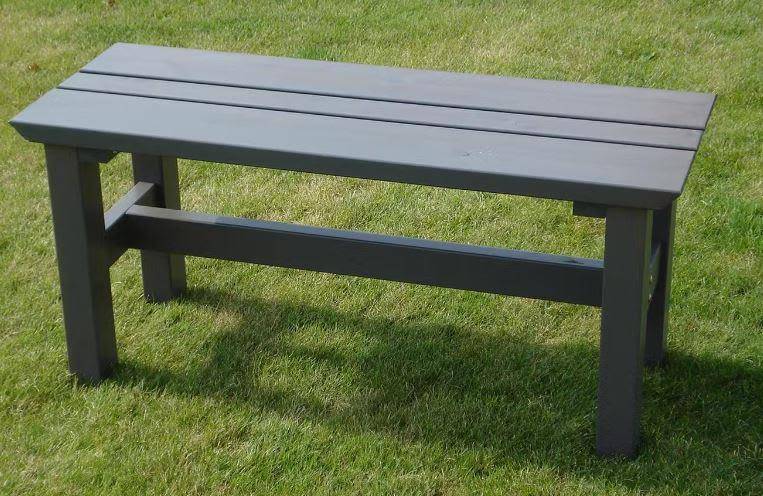 Eden Wood Viking EW 0282-7 Trädgårdsbänk 100 cm Grå