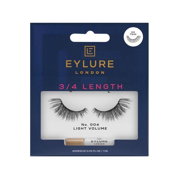 Faux-cils - Eylure - 004 - Longueur 3/4 - Réutilisable - Huile de pépins de raisin