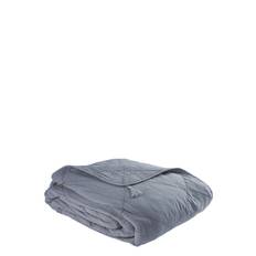 C'EST BON Bedspread Cotton W Linentassels |Blå |240X260 cm