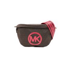 Michael Kors Kids - midjeväska med monogram - barn - polyester/polyester - one size - Brun
