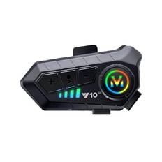 INF Bluetooth Intercom Hjelm Headset Kompatibelt Med Motorcykel Med 1000mAh Batteri Og Dobbelt Kerne Chip  Soft Mic