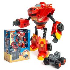 Blaze Monster Machines Anime Figur Tegnefilm Plast/legering Deformeret Bil Action Figur Model Børn Legetøj Børn Fødselsdagsgaver - Action Figurer