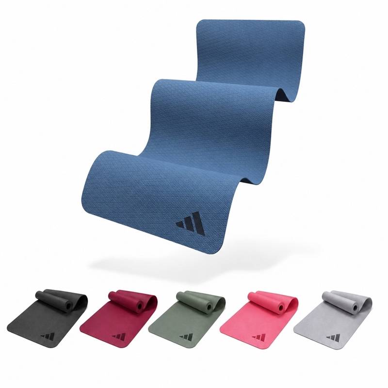 Adidas 4 mm Yogamåtte - 176 x 61 cm