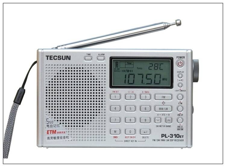 Tecsun PL-310ET Världsradio Kortvåg - Flisa