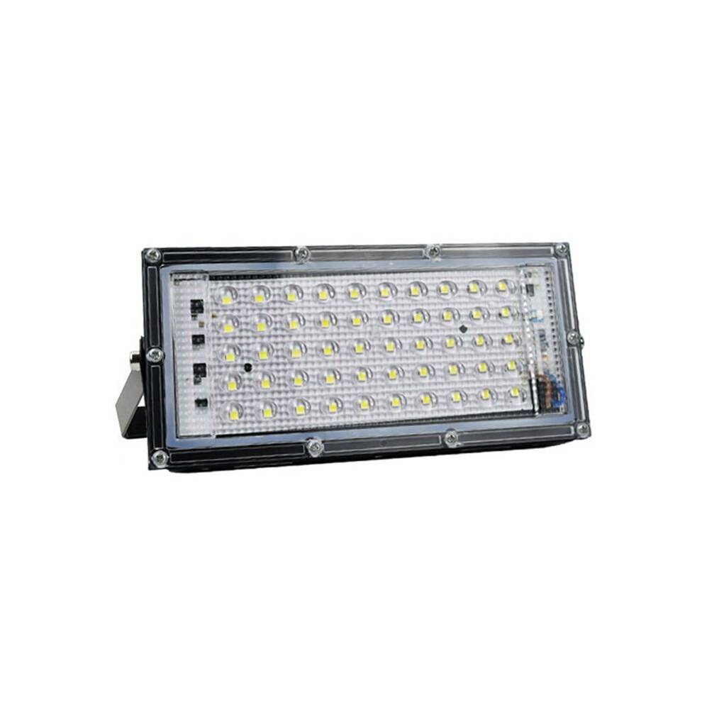 LED Flood Light, Outdoor Spotlight, Efficient Pearl Point Floodlight, Wall Street Lamp, Garden Lighting,6500K,50W