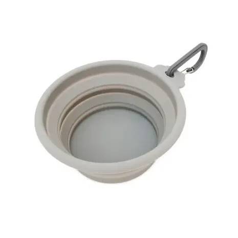 Dogman Silicone Pop-up Bowl, 760ml Steel