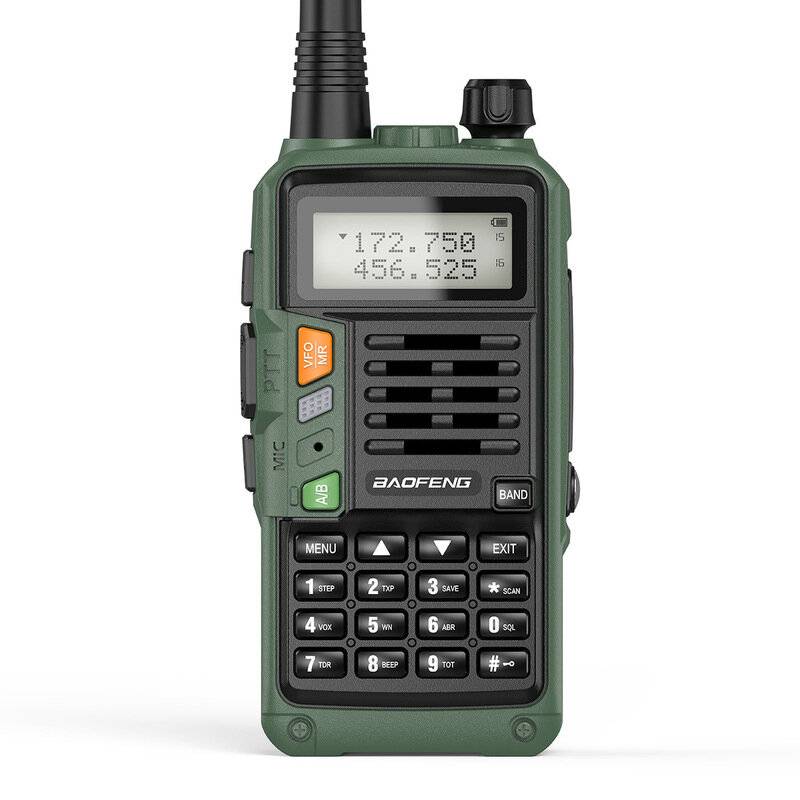 BAOFENG X9 5W 2800mAh UV Dual Band Walkie Talkie med Headset Hög Effekt Ficklampa LCD Display Stöttålig Tvåvägsradio