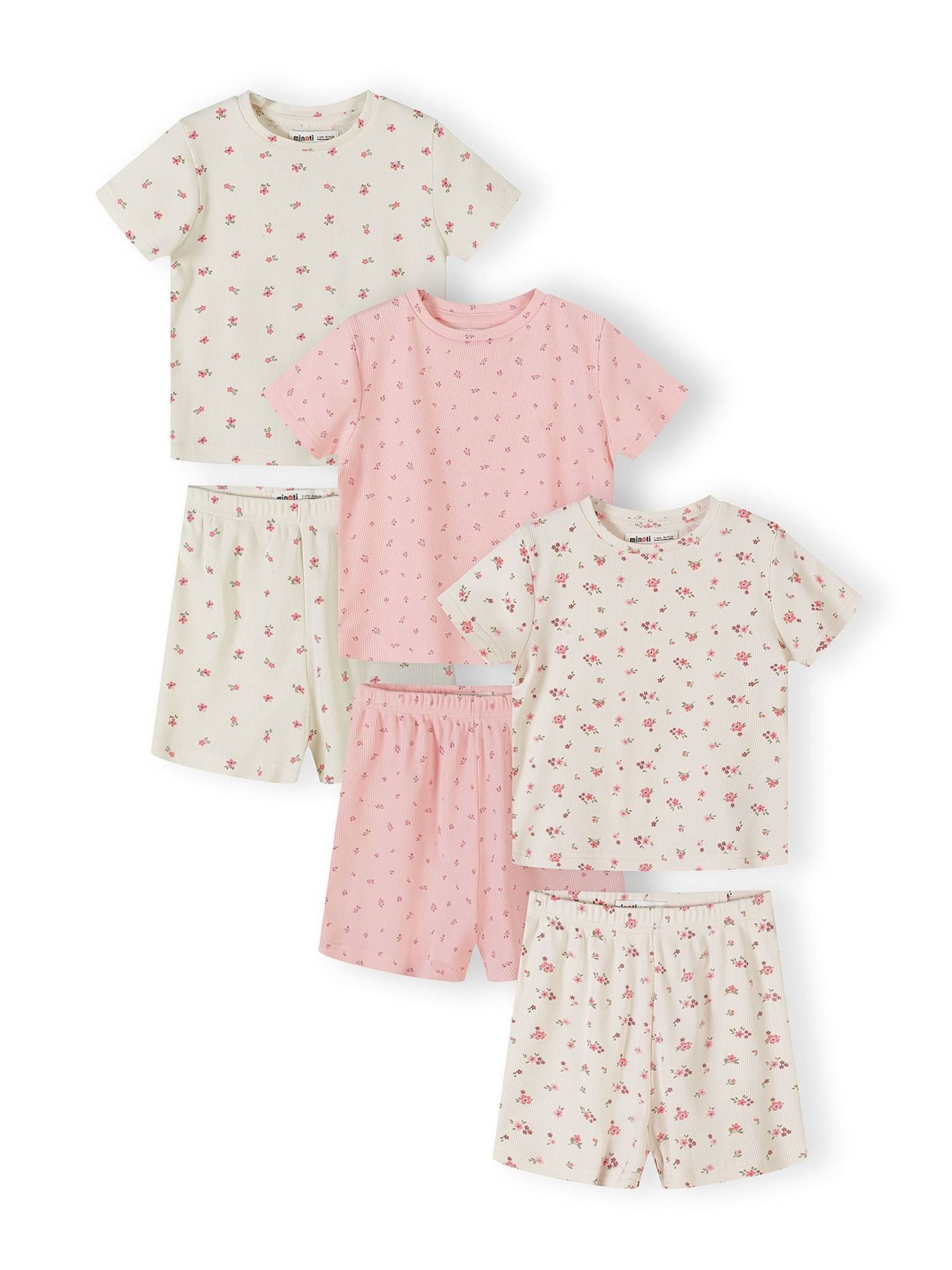 MINOTI Nattøj  creme / lys pink