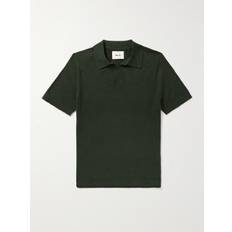 NN07 - Ryan 6311 Cotton and Linen-Blend Polo Shirt - Men - Green - XXL