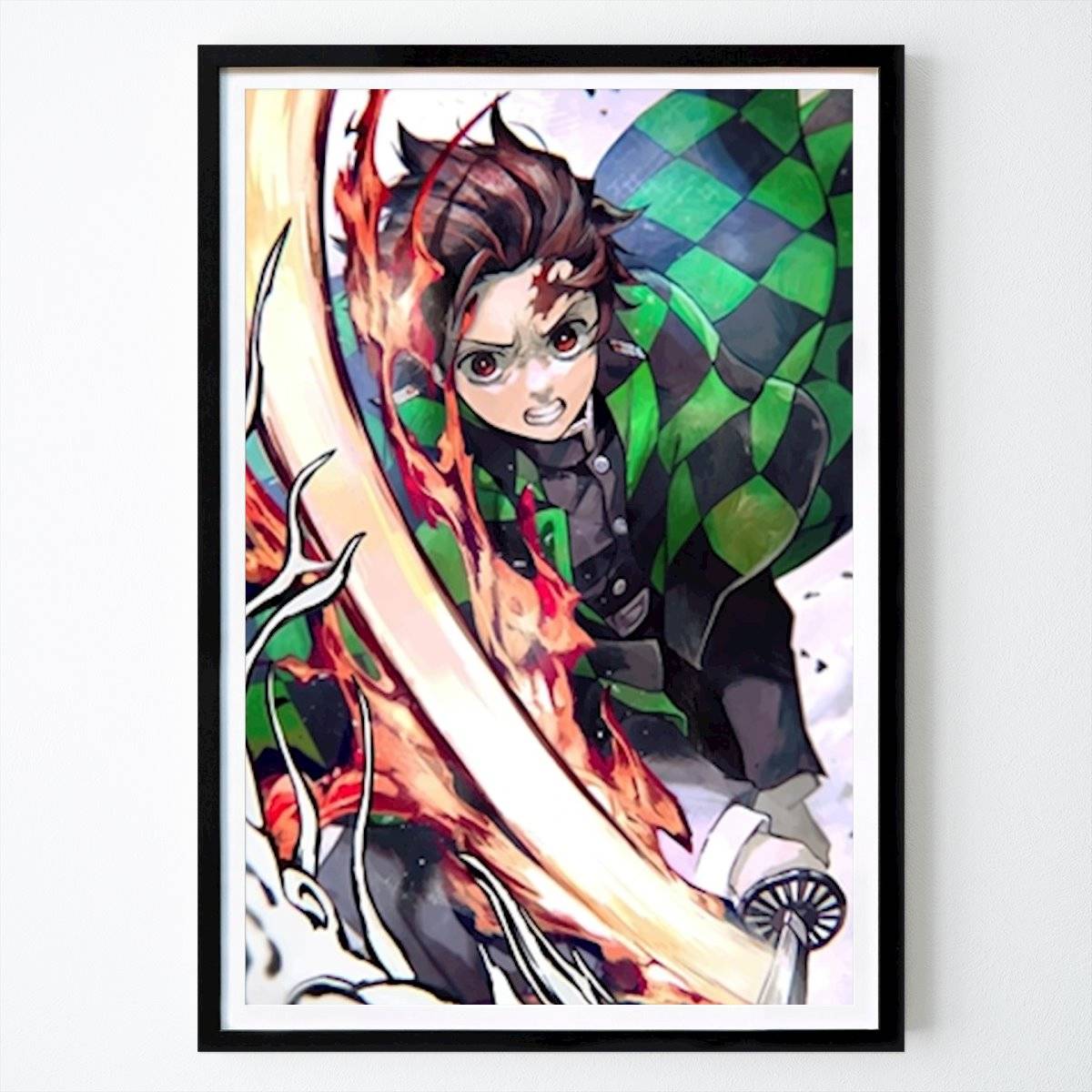 Människor & Porträtt Poster: Kamado Tanjiro Demon Slayer av DE PLUS