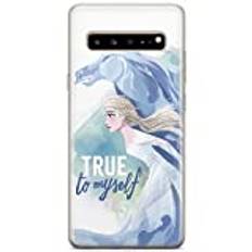 ERT GROUP Mobiltelefonskal för Samsung S10 5G original och officiellt licensierat Disney-mönster Frozen 2 012 optimalt anpassat till mobiltelefonens form, TPU-fodral