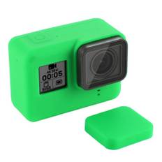 PULUZ GoPro HERO7 sort silikone ramme-cover - grøn