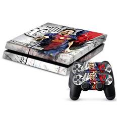PS4 skin til konsol og to controllere. Messi.