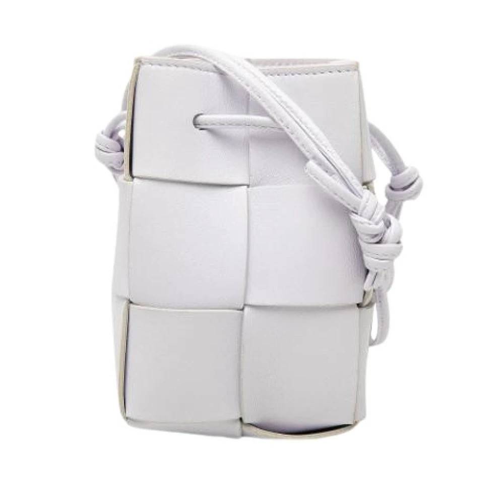 Bottega Veneta Vintage Pre-owned Cassette Bucket Bag - Vintage - Dame - Hvid - ONE SIZE - Uld
