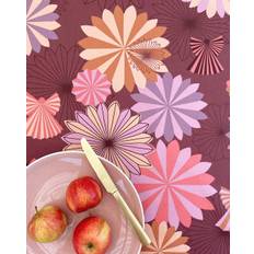 Engel purple – Juledug fra Notes by Susanne Schjerning – 140cm bred med antiskrid