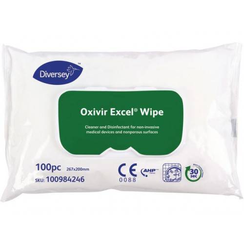 Ytdesinfektionsduk OXIVIR Excel 100/fp