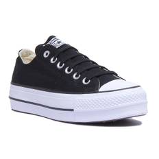 Converse 560250C CT All Star Low Platform Trainer In Black White For Women - 6 UK - 39 EU - 8 US / Black White