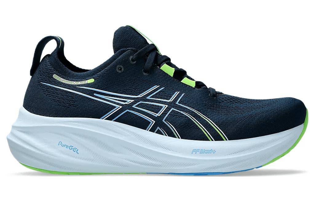 ASICS Gel Nimbus 26 French Blue Electric Lime 1011B794-400 cm