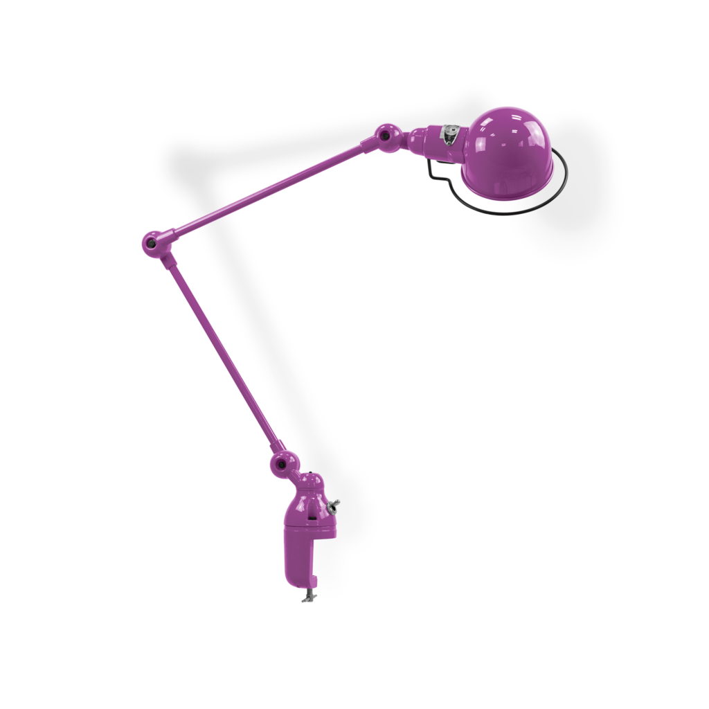 Signal SI332 bordlampe (m/klemme) fra Jieldé - Violet fuschia / Blank