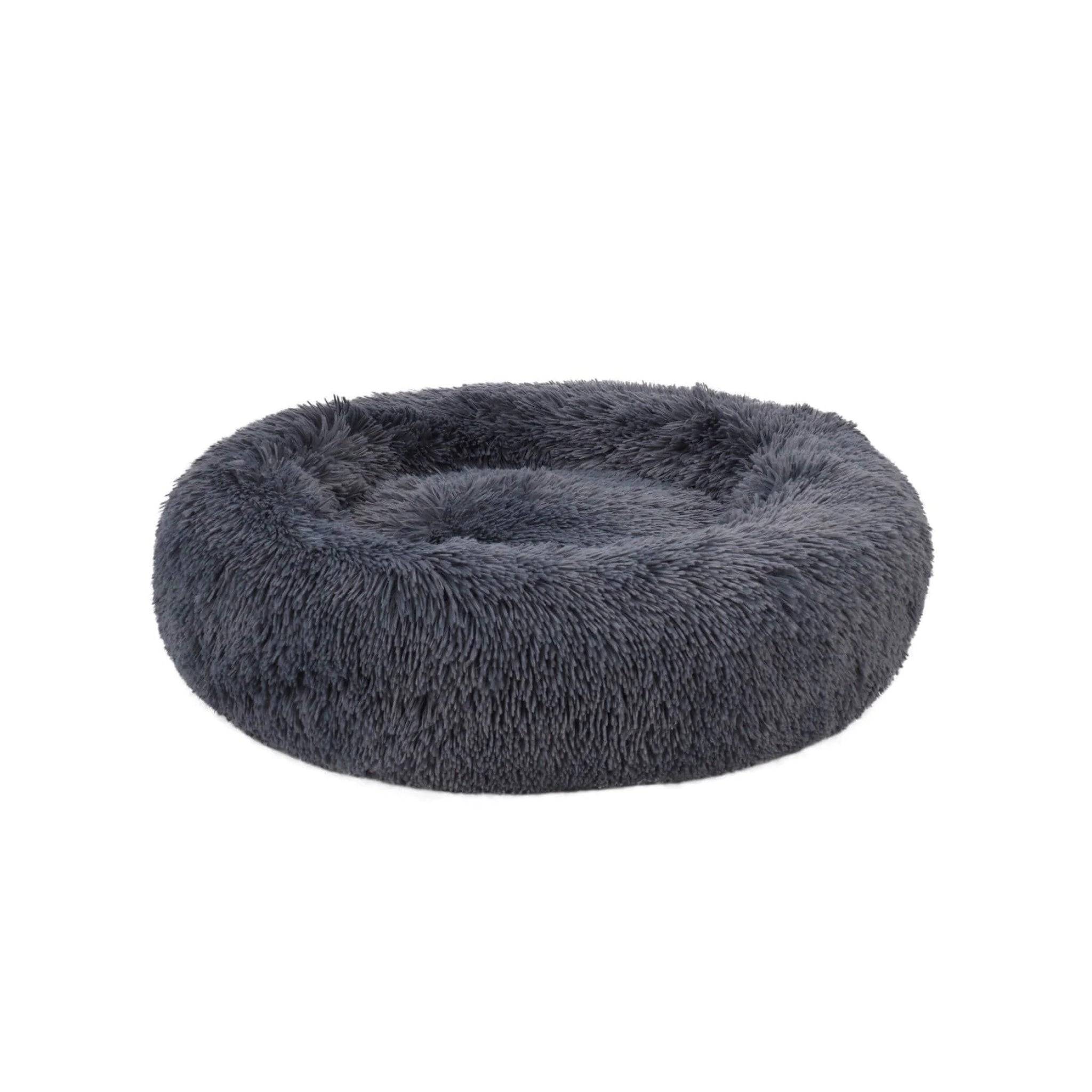 Luksus Fluffy Donutseng - Grå - Flere størrelser.