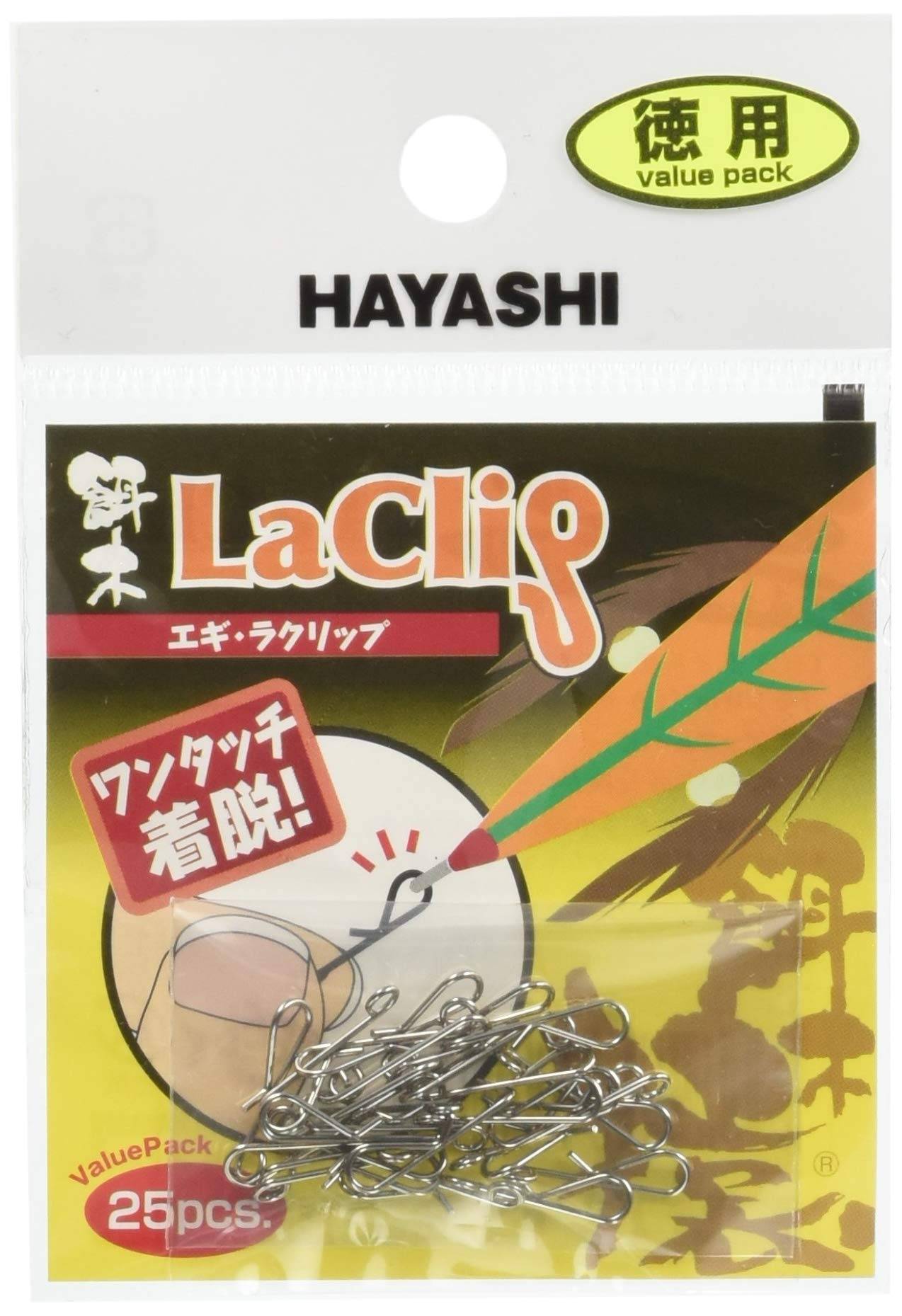 Hayashi Fishing Tackle Manufacturing Co., Ltd. Egira Clips, Value Pack of 25