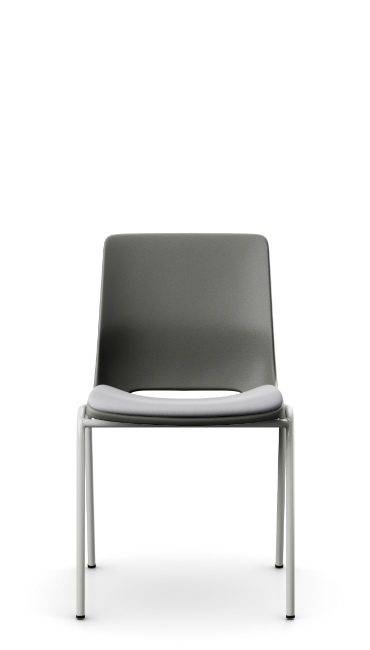 Profim Ana Stol med sædepolstring Misty Grey Prisgruppe 3 Stålgrå.