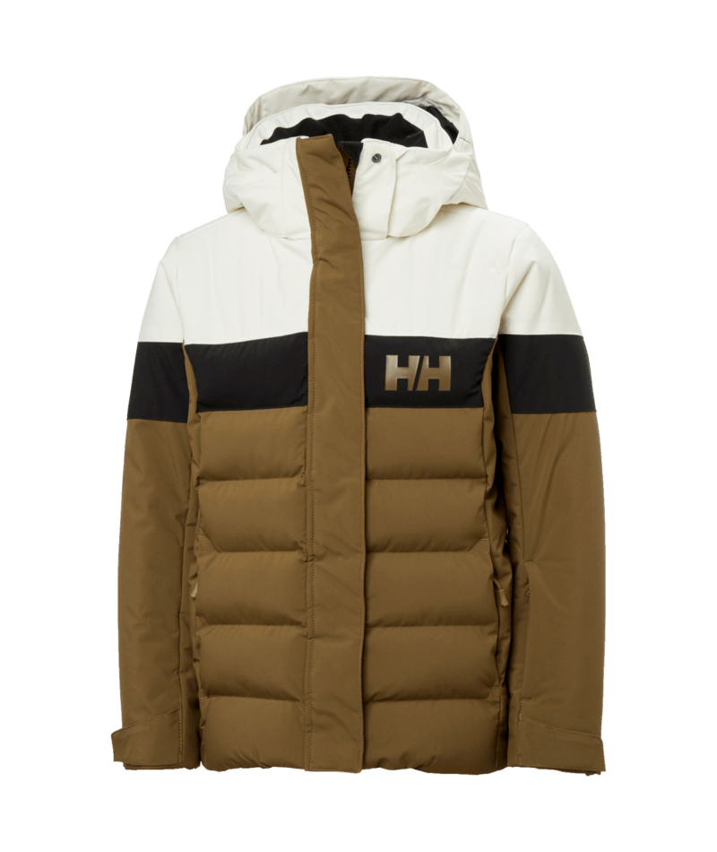Helly Hansen Juniors' Diamond Ski Jacket Skijakke Børn - Sepia Sample - Sepia / 140 cm / 10 år