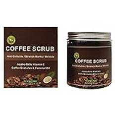 250 Ml Kaffeexfolierande Scrub Kroppsskrubb Ansiktskropp Djuprengöring Av Död Hud För Synbart Slätare Hud Ultrafuktande Exfoliering Ett Måste För Att Ge Näring Till Kroppen