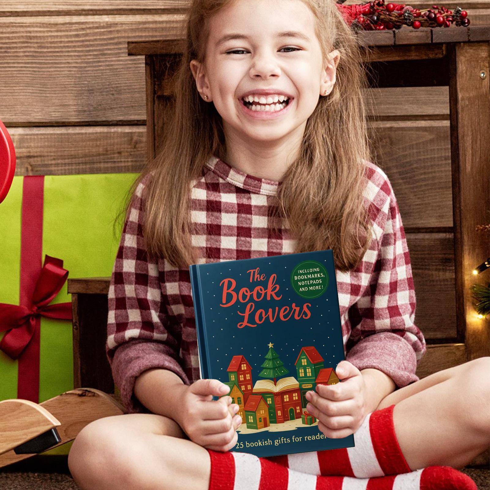 Bokälskare Kalender Advents 2026 Jul Adventsbok Hänge Kalender 25 Dagar Dekorativt Hänge För Litteraturentusiaster cm black
