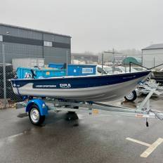 Linder Sportsman 400 EXPLR Edition, med Torqeedo motor + trailer Båtpaket