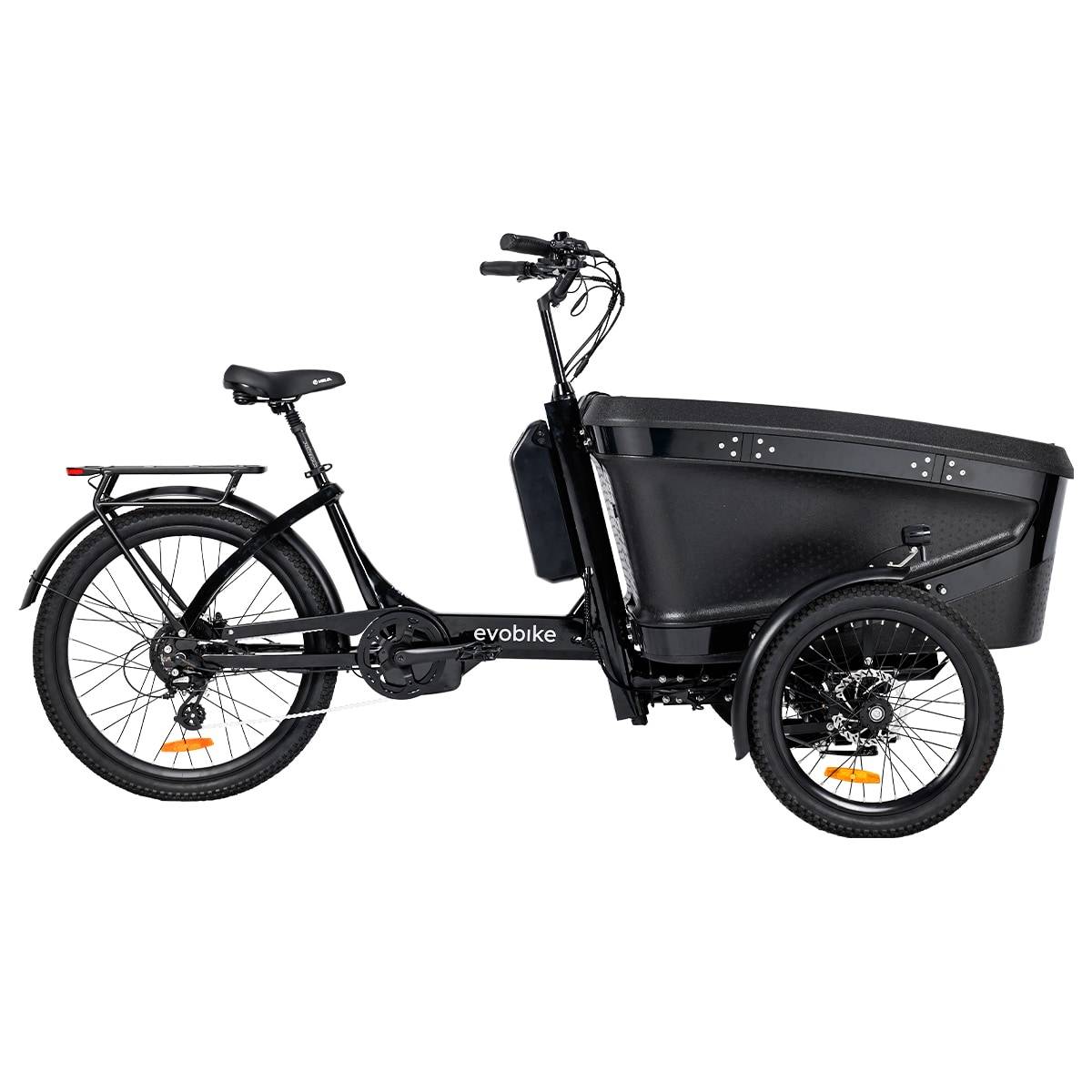 Fyndex - Evobike Cargo Free, 480 Wh - Black PPE