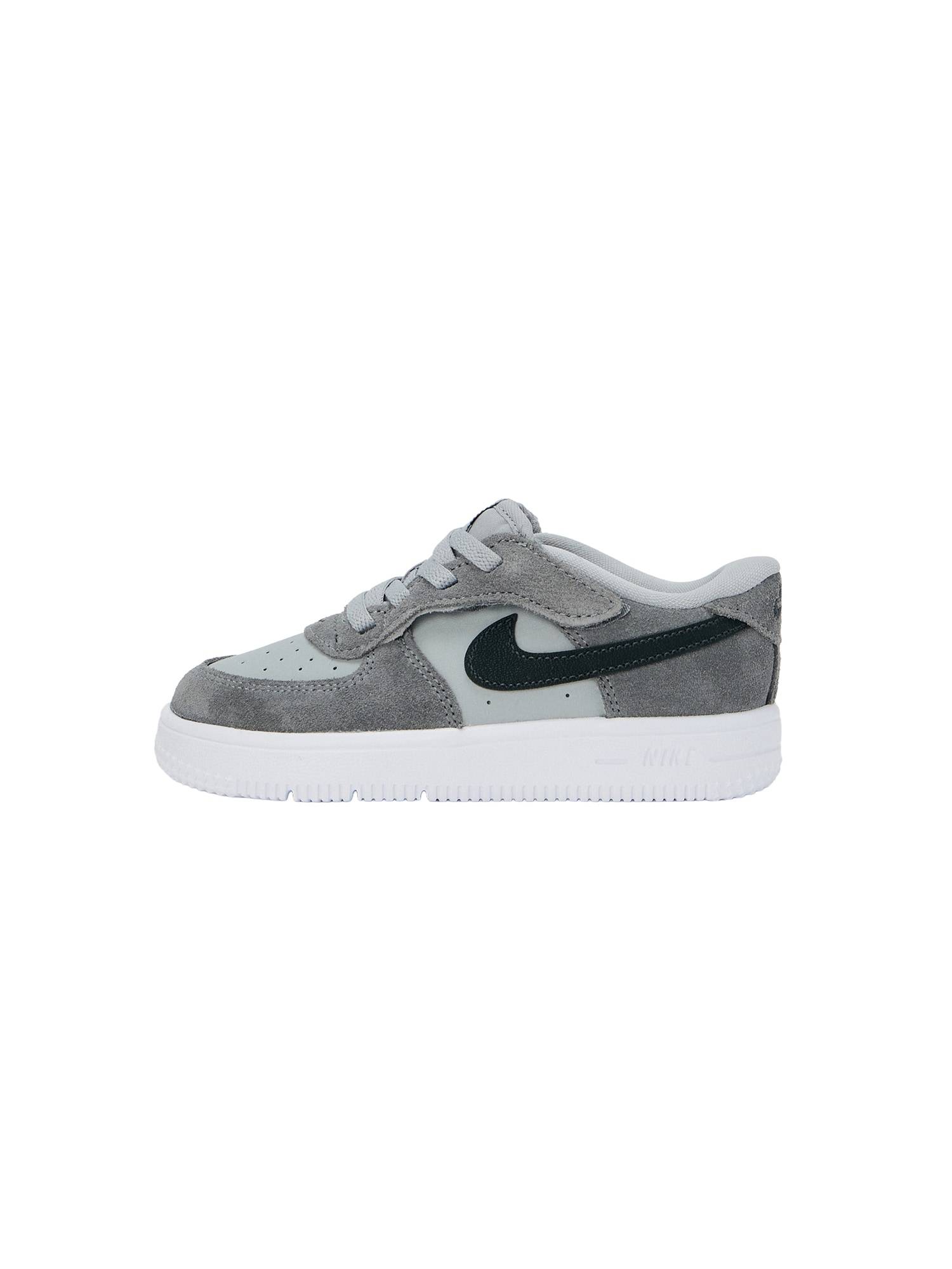 Nike Sportswear Sneaker 'Force 1 EasyOn BT Essential+' grå / ljusgrå / svart