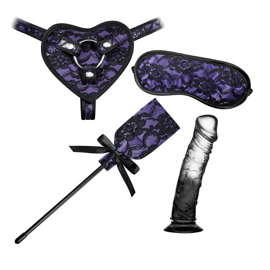 Strapon Set - Purple - Lila