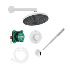 Hansgrohe Pulsify S 260 brusesæt, mat hvid