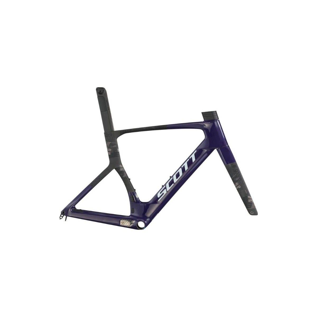 Ramkit Scott Frameset Foil RC Team HMX Grape Purple/Carbon Black