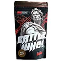 Big Zone BATTLE WHEY | Whey Protein Concentrate Protein | Läcker kvalitet Tillverkad i Tyskland | 1 000 g 1 kg pulver (vanilj)