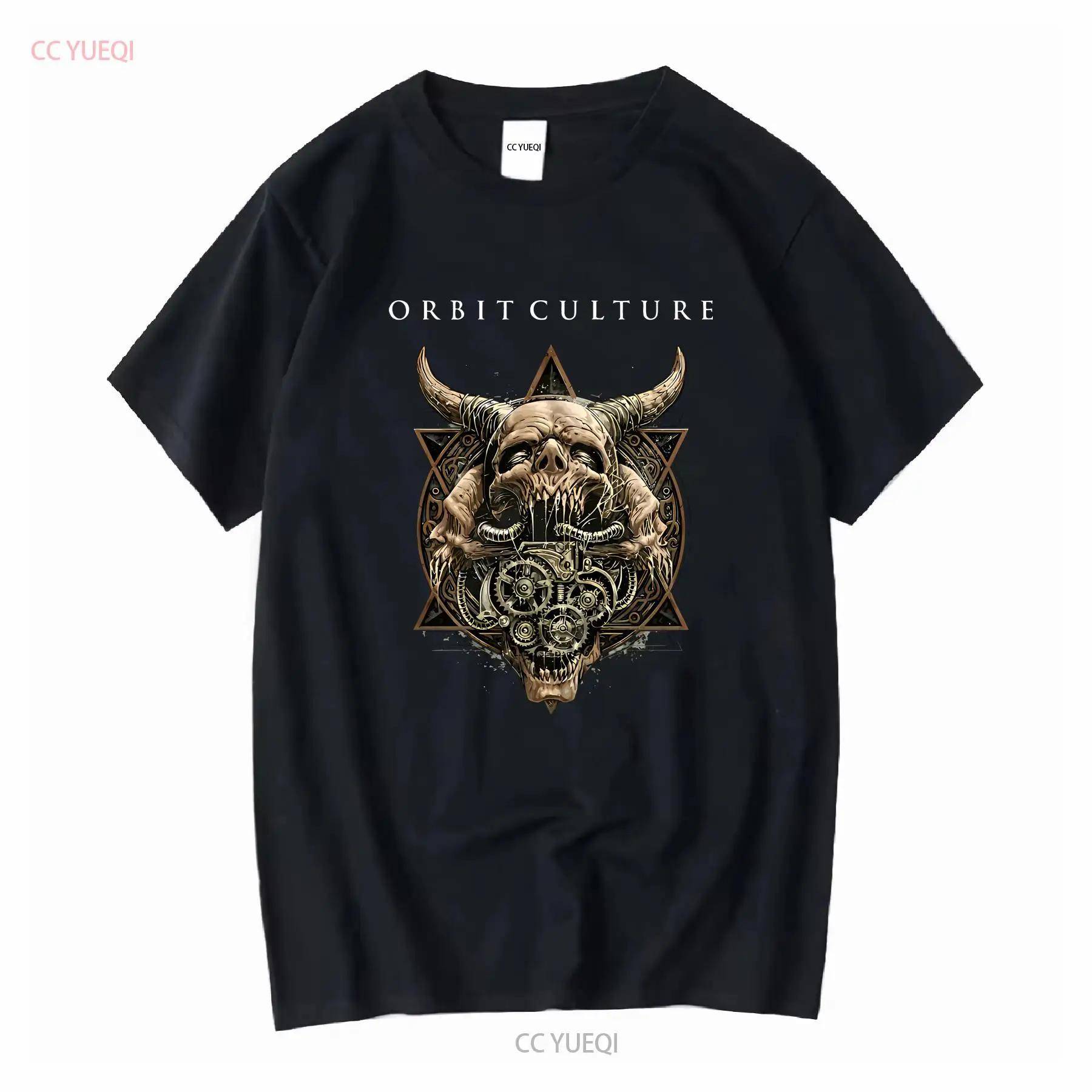 Ny med lapp Orbit Culture Tung Död Metall Musik T-shirt Långa Eller Korta Ärmar Vintage Tvättad Vardaglig Stretchig Bekväm Mångsidig cm black