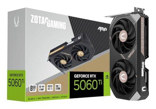 ZOTAC Gaming Geforce RTX 5060 Ti Amp Nvidia 8 Gb Gddr7, ZT-B50610F-10M