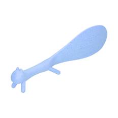 Rice Spoon Lovely Squirrels Shape Standing NonStick Rice Spoon Kitchenware for Home Kitchen(Blue ) blå