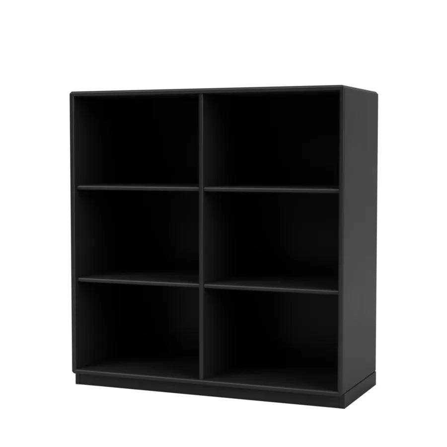 1113 reol inkl. sokkel fra Montana Black / Sokkel 3 cm - Jacobsen Plus