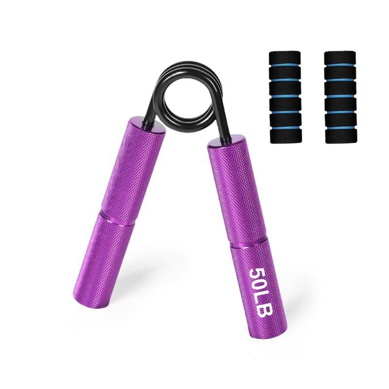 50Lb-300Lb Metal Hand Gripper Strengthener Finger Exerciser Grip Strength Trainer for Muscle Arms Recovery Wrist Gym Equipment